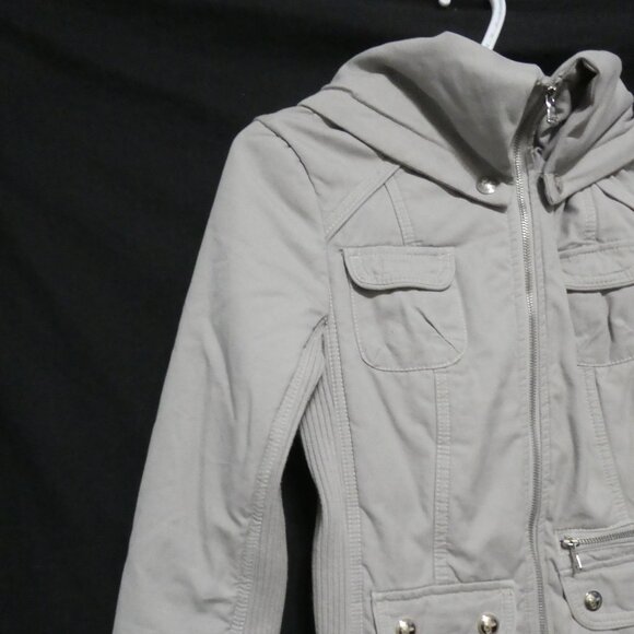 GUESS | xs - extra small | Stylish Light Grey Coat - Picture 3 of 16